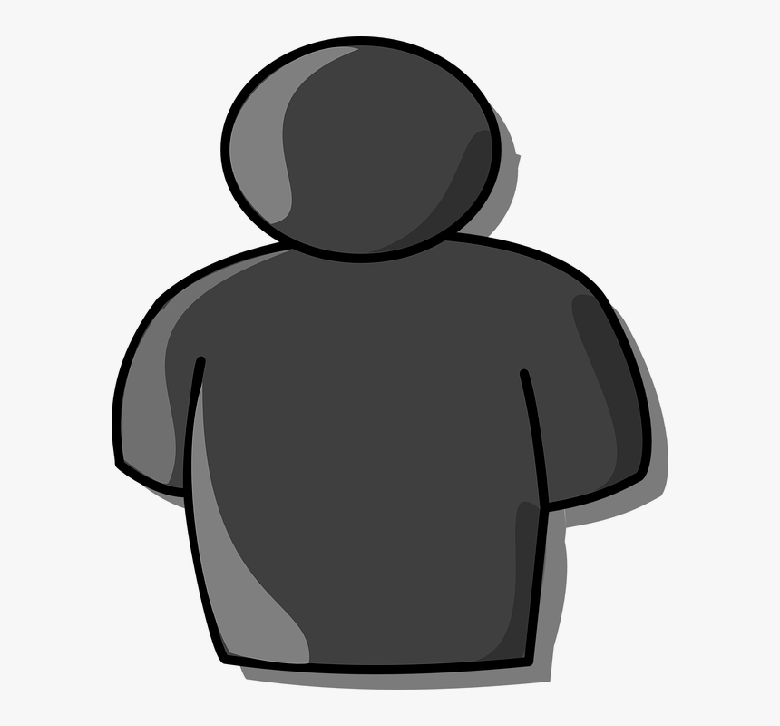 Man, Grey, Avatar, Anonymous, Figure, Black, Glossy - Person Images Clip Art, HD Png Download, Free Download