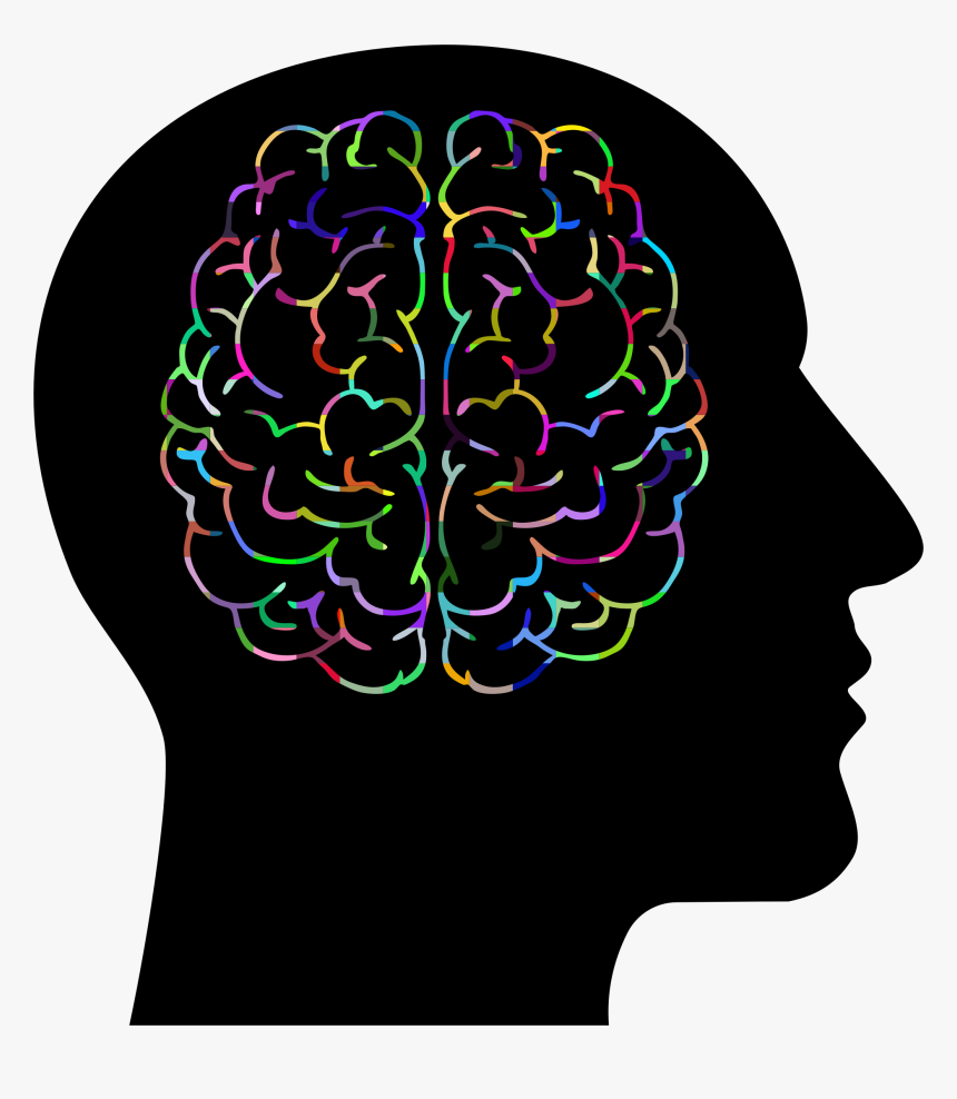 In Man Head Prismatic - Head With Brain Png, Transparent Png, Free Download