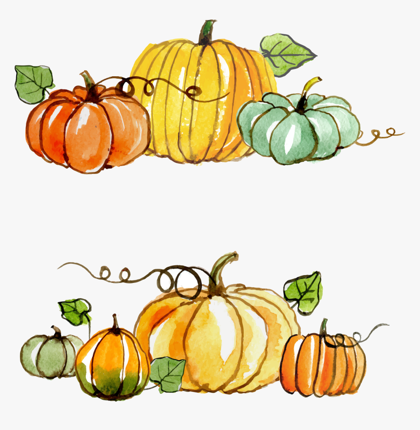 Clip Art Gratitude Gift Clip Art Painted Material - Transparent Background Pumpkin Clipart, HD Png Download, Free Download