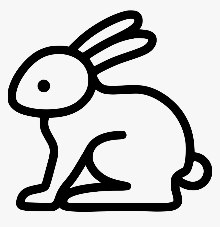 Rabbit - Rabbit Icon Png, Transparent Png, Free Download