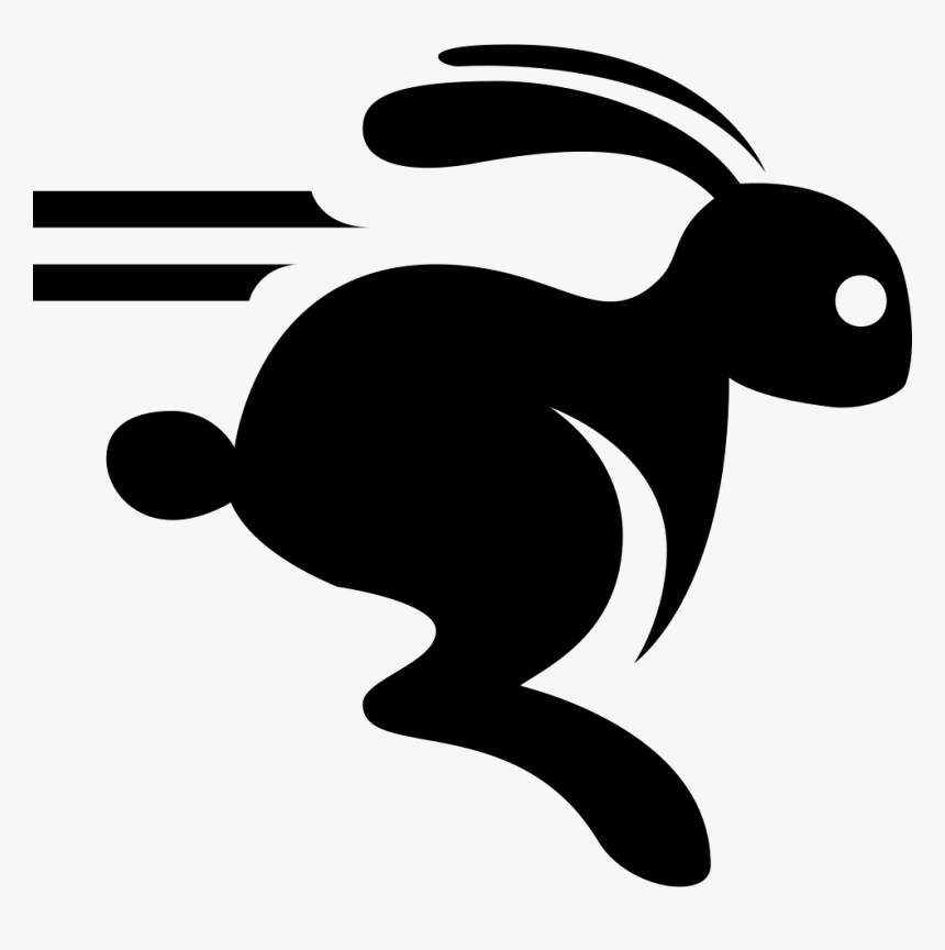 Computer Icons Running Rabbit Hare - Rabbit And Turtle Icon, HD Png Download, Free Download