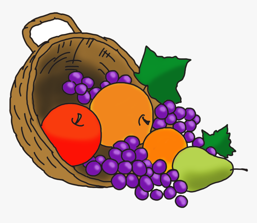 Cornucopia Cliparts For Free Clipart Autumn And Use - Happy Fruits Transparent Background, HD Png Download, Free Download