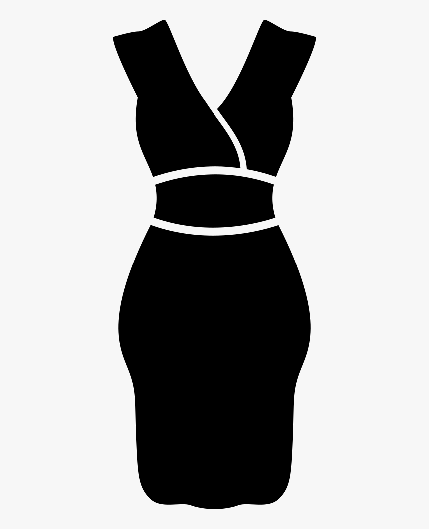 Sexy Feminine Dress In Black - Sexy Dress Png, Transparent Png, Free Download