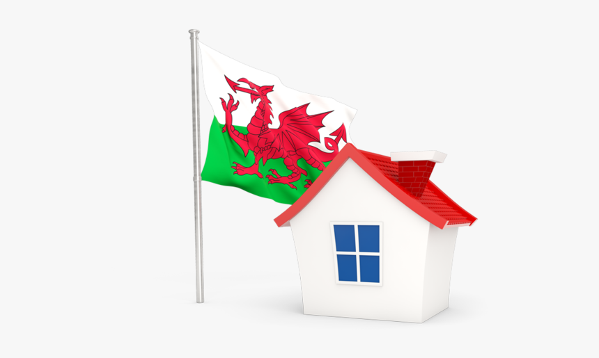 House With Flag - House With Malaysia Flag, HD Png Download, Free Download