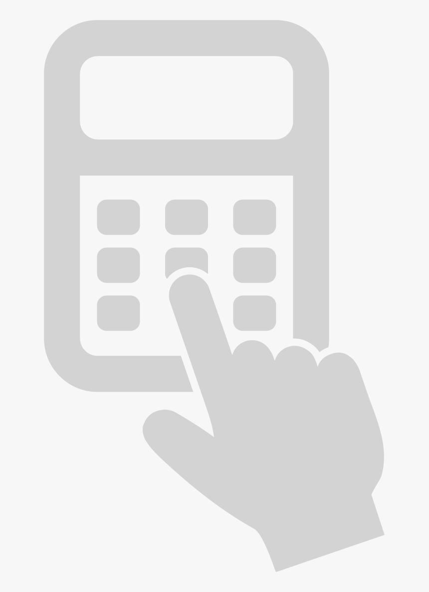 Calculator En Hand Icon Png, Transparent Png, Free Download