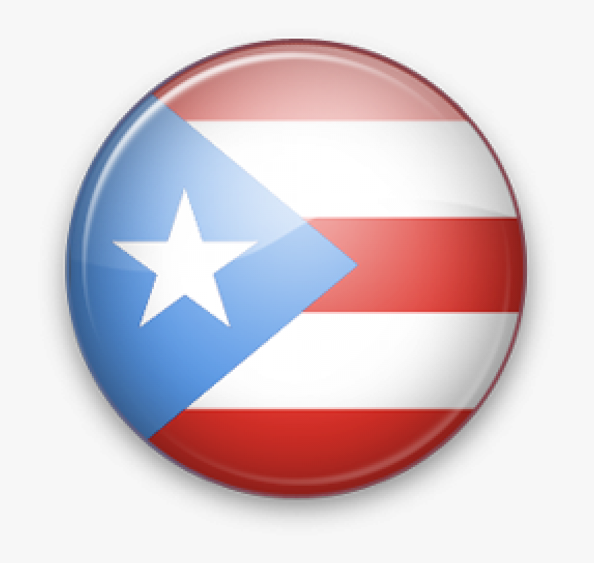 Puerto Rico Bandera Png - Bandera Puerto Rico Circulo, Transparent Png, Free Download