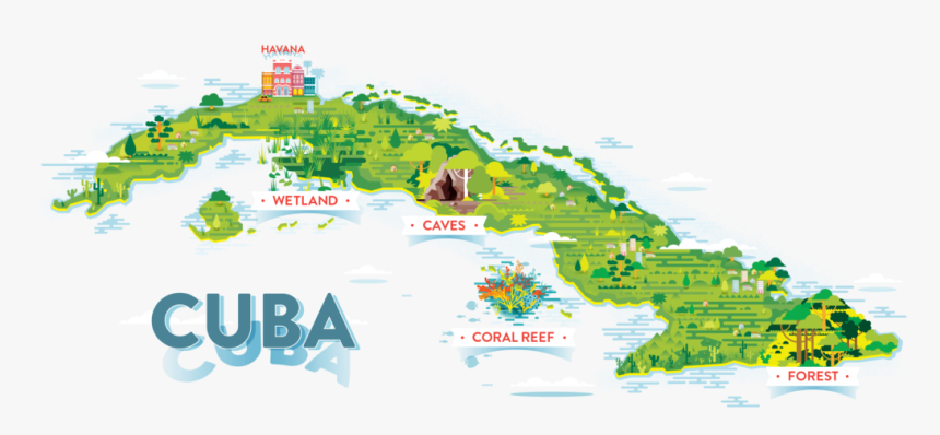 Kids Map Of Cuba, HD Png Download, Free Download