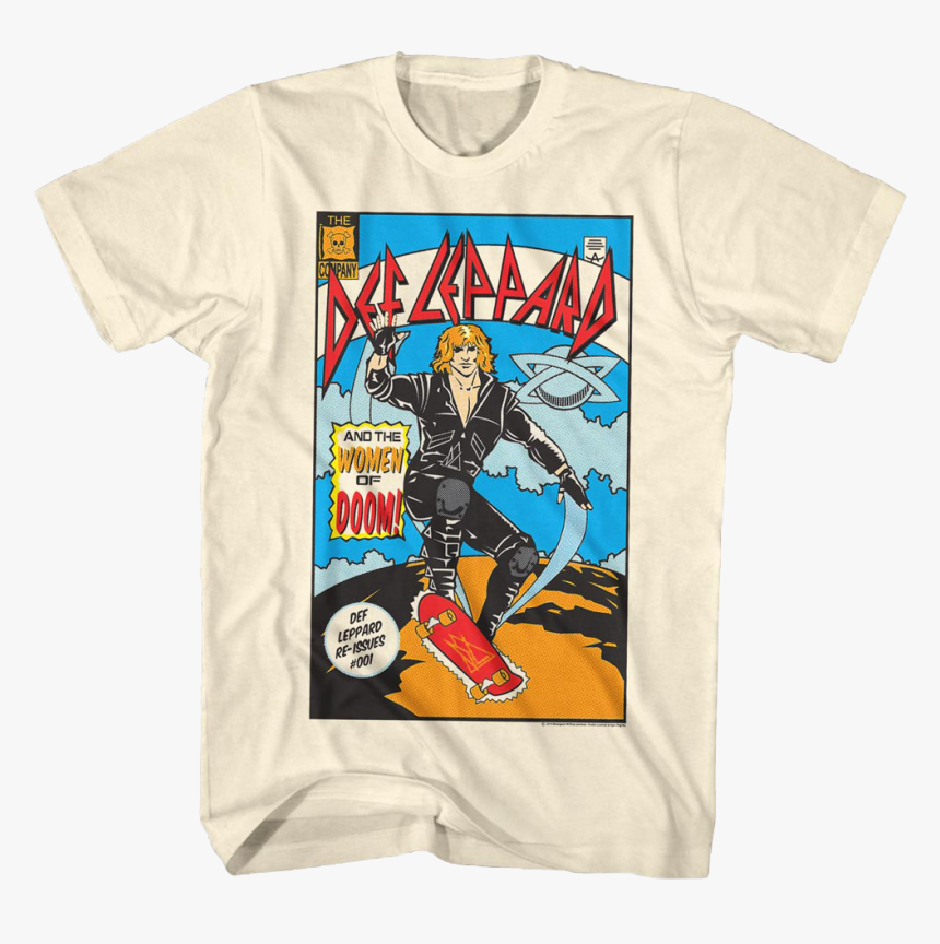 Comic Book Cover Def Leppard T-shirt - Def Leppard Tour Shirt, HD Png Download, Free Download