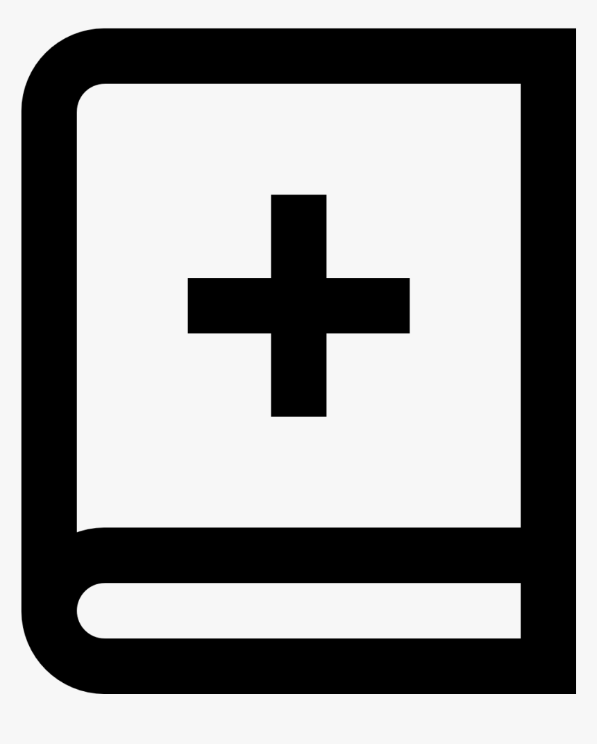 Health Book Icon - Cross, HD Png Download, Free Download