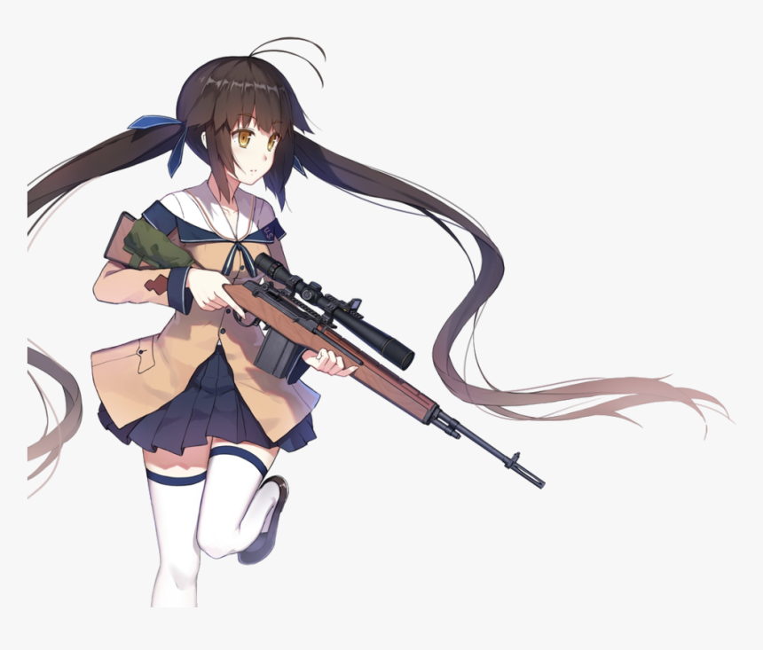 Anime Girl Gun Incredible Anime Girl Gun Png Transparent Png Kindpng
