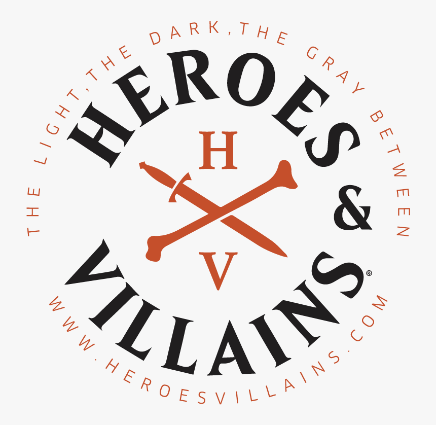 Heroes And Villains Logo - Circle, HD Png Download, Free Download