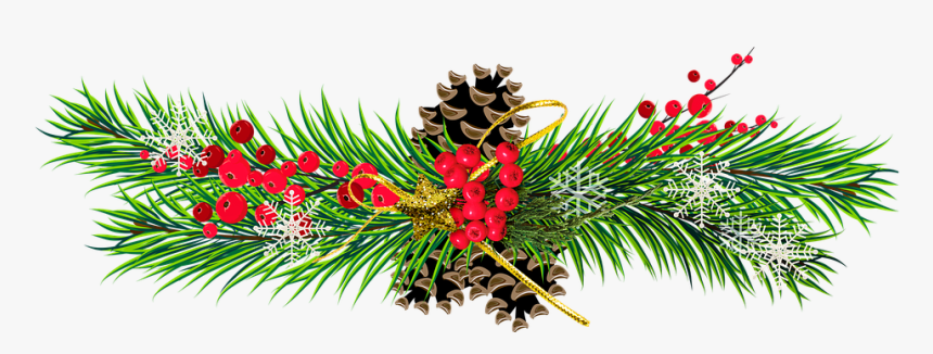 Christmas Branch, Christmas Decoration, Holly Berry - Karácsonyfa Ág, HD Png Download, Free Download