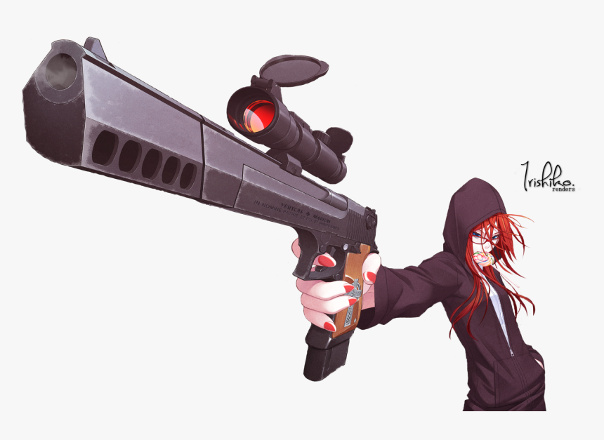 Book Of Life Art Girl Anime Girls Guns Hand Guns Anime Girl With A Gun Png Transparent Png Kindpng