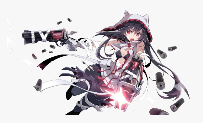 Anime Girl With Guns , Png Download - Soul Worker, Transparent Png, Free Download