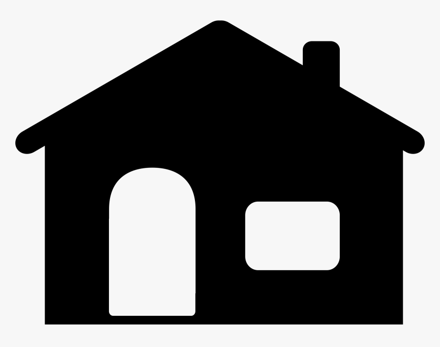 House Icon Png - House Clipart B And W, Transparent Png, Free Download