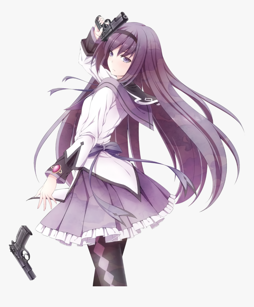 Madoka Magica Akemi Homura Art, HD Png Download, Free Download