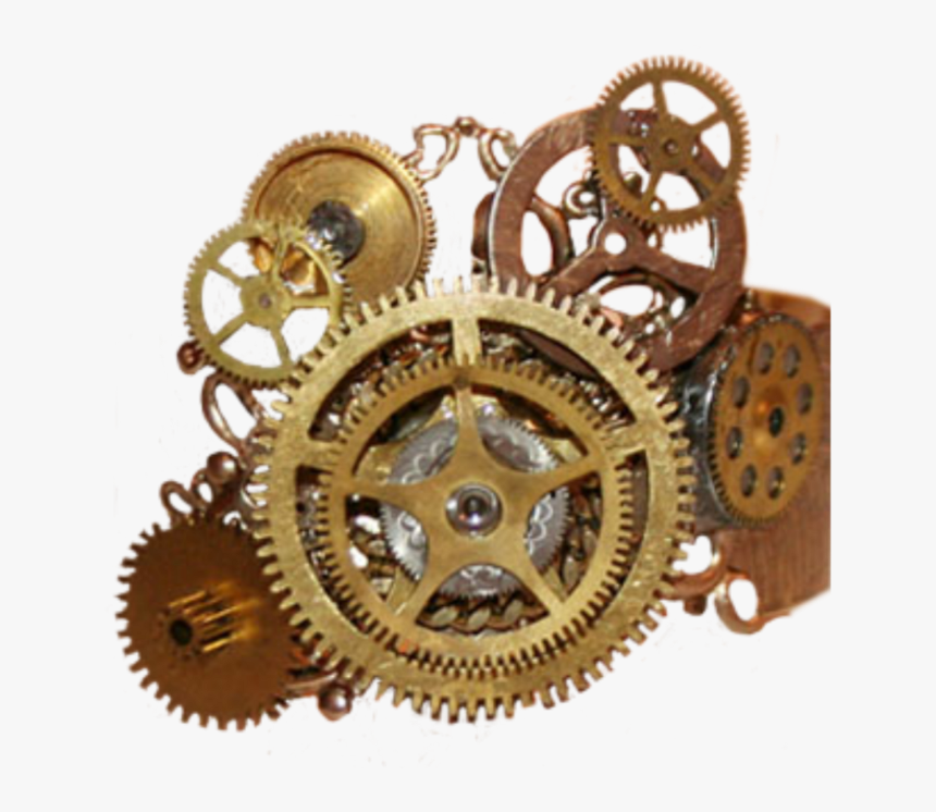 Clock - Steampunk Gears Transparent Background, HD Png Download, Free Download