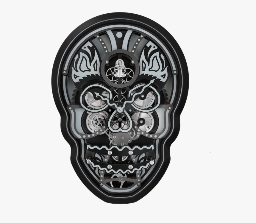 Vanitas Wall Clock Fiona Kruger Black - L Epee Vanitas, HD Png Download, Free Download