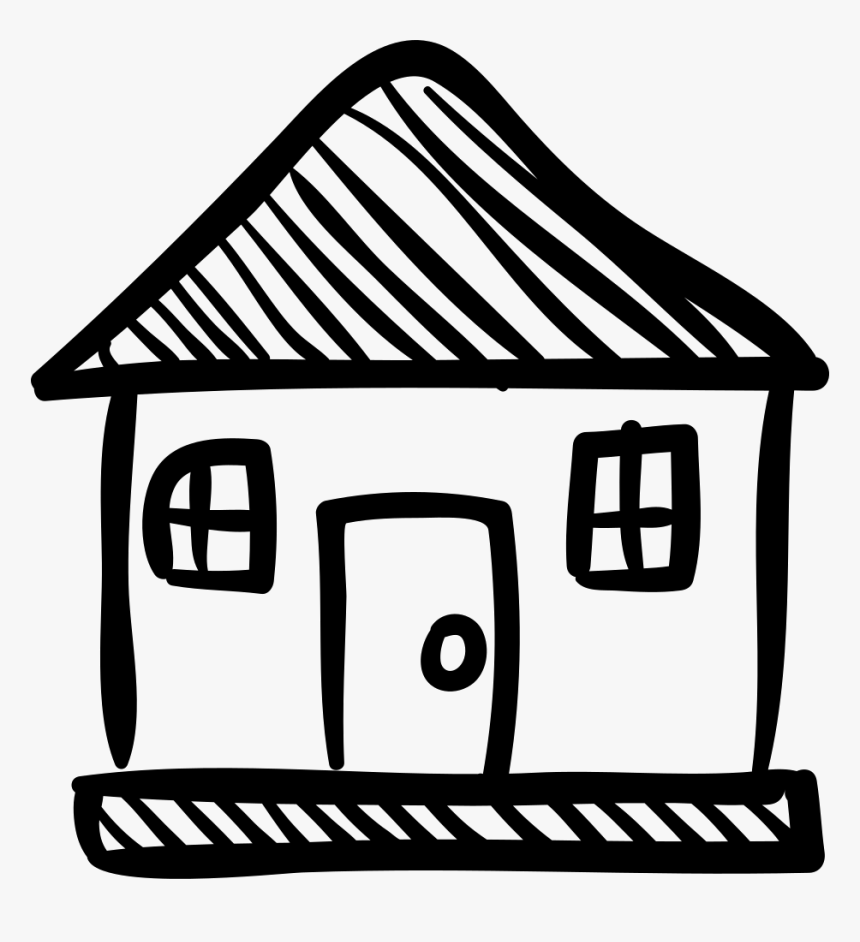 Transparent White House Icon Png - House Drawing Icon Png, Png Download, Free Download