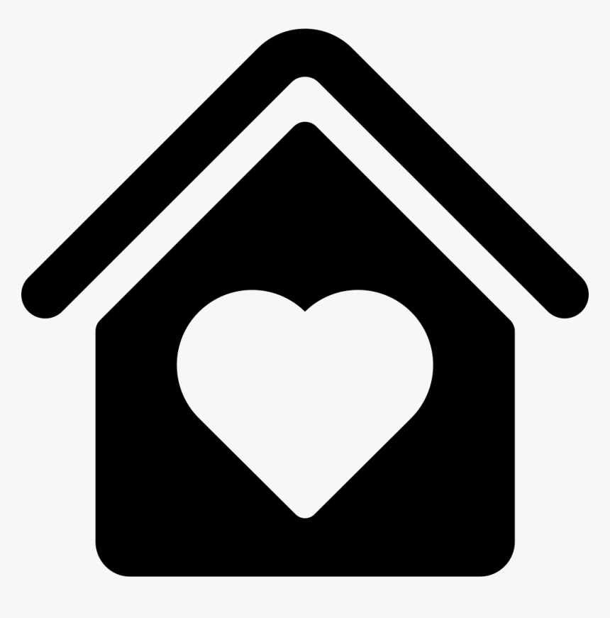 House With Heart Shape Svg Png Icon Free Download - House With Heart Logo, Transparent Png, Free Download