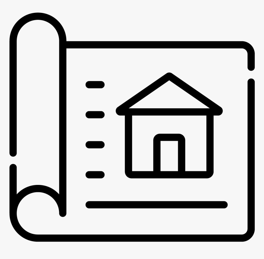 Home-icon - Building Blueprint Icon, HD Png Download, Free Download