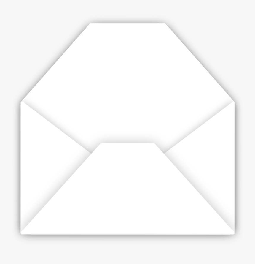 Letter In Envelope Open Clipart Png - Open White Envelope Png, Transparent Png, Free Download