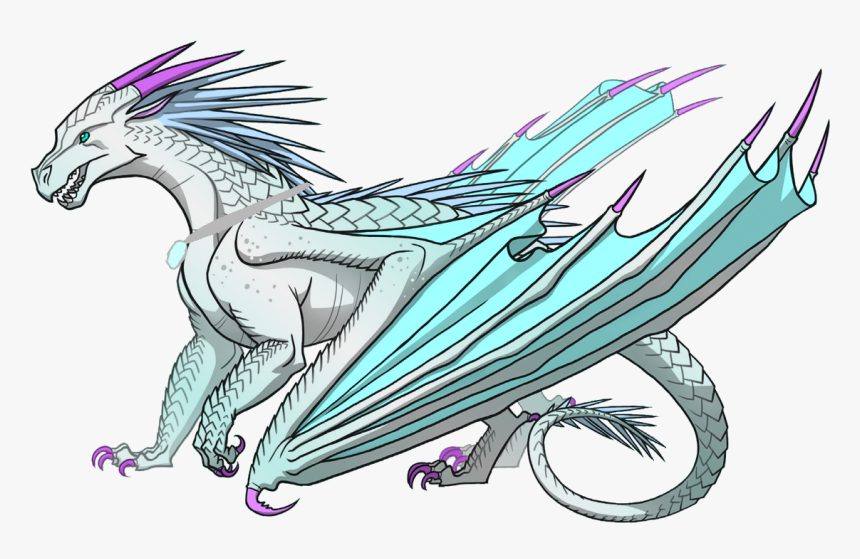 Wings Of Fire Dragons Icewings , Png Download - Icewing From Wings Of Fire, Transparent Png, Free Download