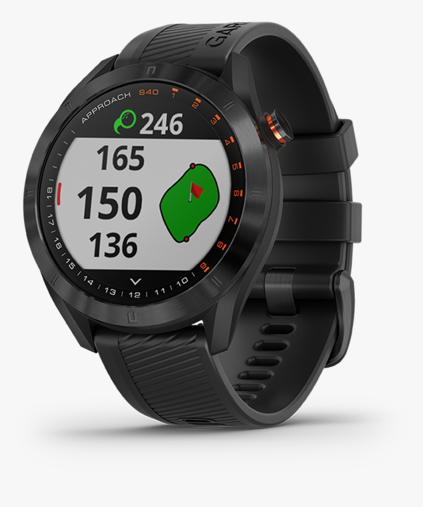 Garmin Approach S40 Golf Gps Watch - Garmin Golf Watch S60, HD Png Download, Free Download