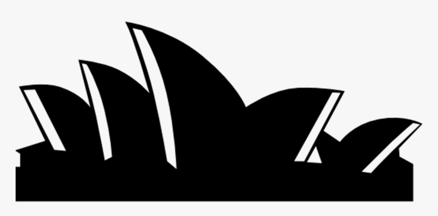 Sydney Opera House Icon Clipart , Png Download - Sydney Opera House Black And White Clipart, Transparent Png, Free Download