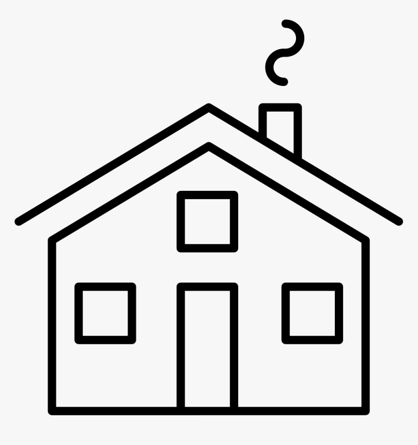 Clipart Resolution 981*1000 - House Icon Black Outline, HD Png Download, Free Download