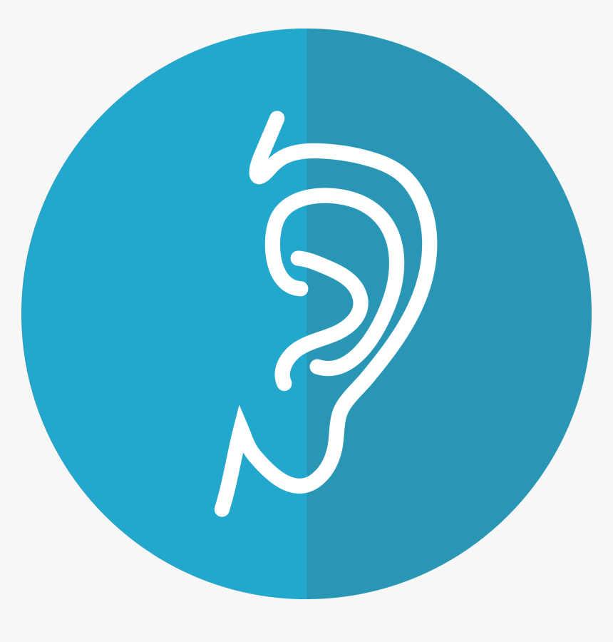 Icon Share Be Kind - Ear Flat Icon Png, Transparent Png, Free Download