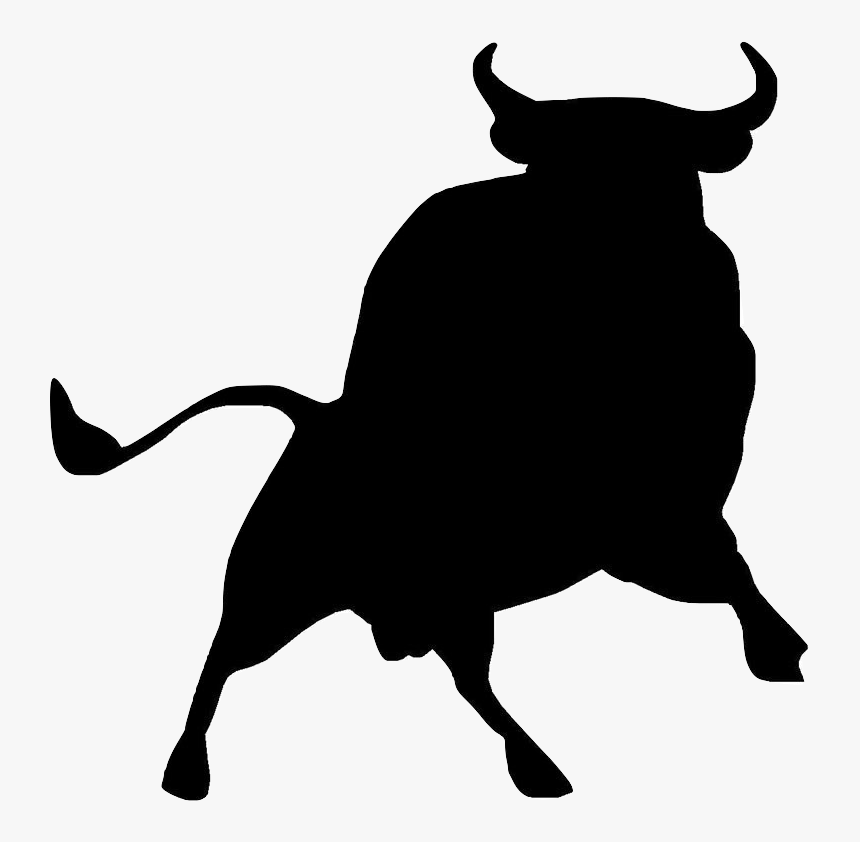 The Wall Street Wire - Wall Street Bull Silhouette, HD Png Download, Free Download