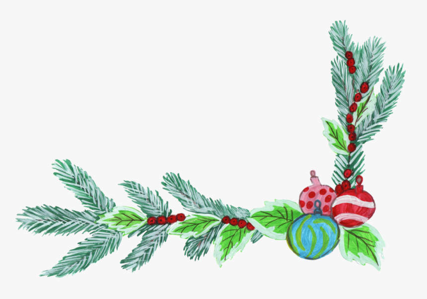 Transparent Decorations Png - Christmas Corner Decorations Png, Png Download, Free Download