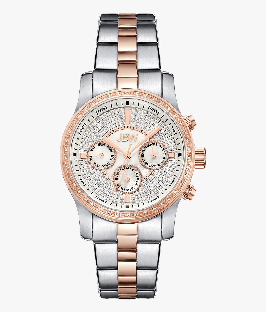 Jbw Vixen J6327b Two Tone Stainless Steel Rosegold - Jbw Vixen Womens 42 Diamond, HD Png Download, Free Download