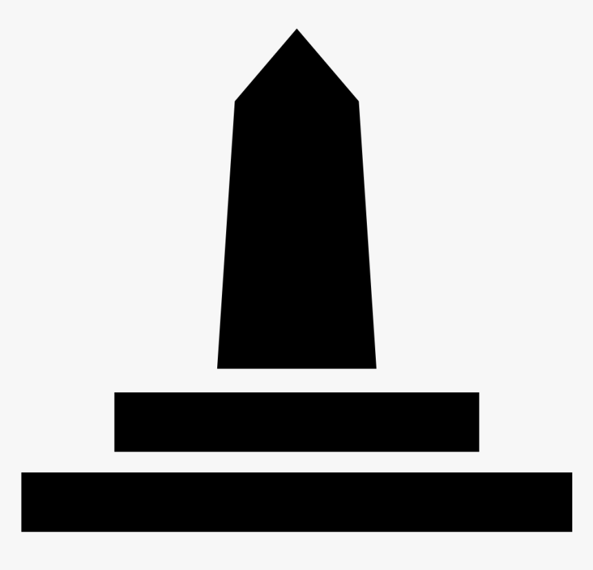 File - Noun Project - Obelisk - Svg - Monument, HD Png Download, Free Download