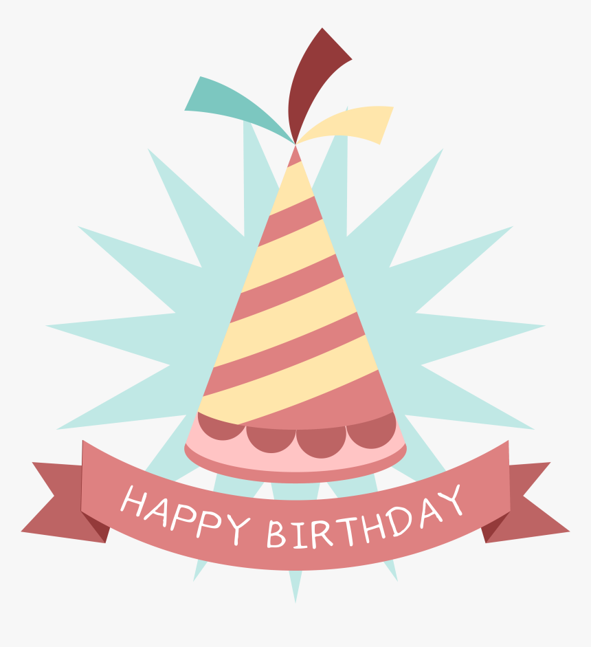 Birthday Party Hat Sticker Happy Birthday Stickers Png