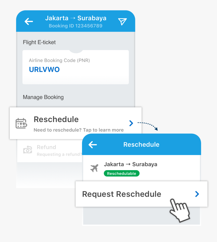 Reschedule Flight Traveloka, HD Png Download, Free Download