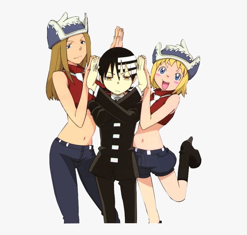 Soul Eater Image - Death The Kid Liz And Patty, HD Png Download, Free Download