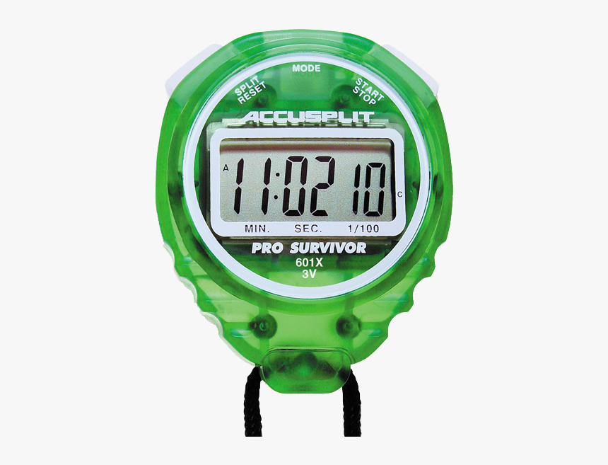 Accusplit Pro Survivor 601x Set Time Blue, HD Png Download, Free Download