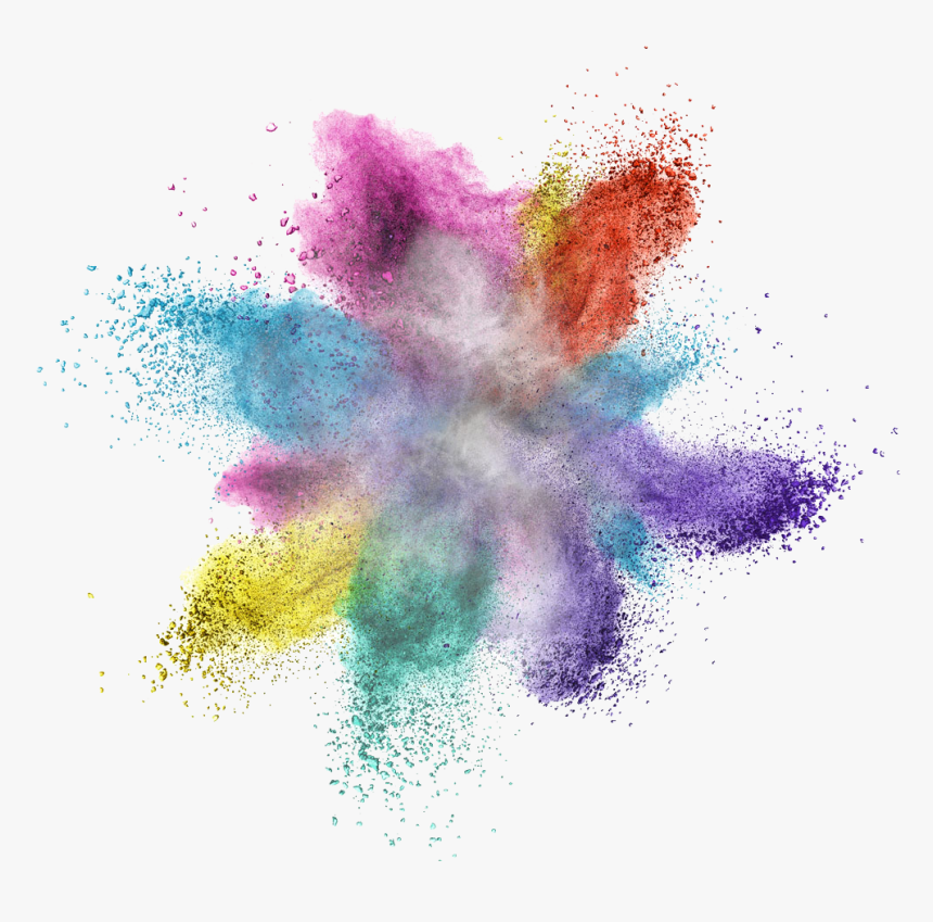 Colorful Powder Explosion Png Image - Color Powder Explosion Png, Transparent Png, Free Download