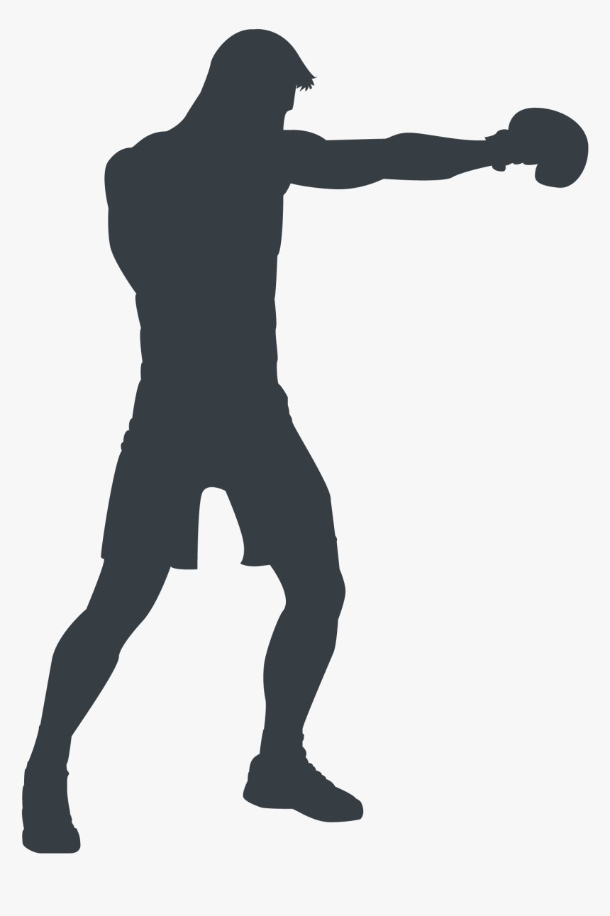 Silhouette Image Portable Network Graphics Boxing Download - Transparent Boxing Silhouette, HD Png Download, Free Download