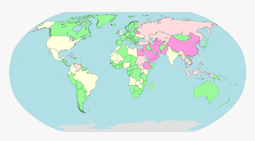 Internet Censorship And Surveillance World Map - Internet Censorship By Country, HD Png Download, Free Download