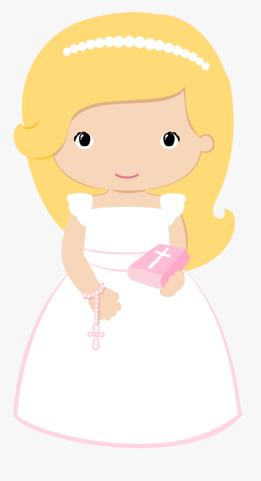 Clip Art Image Download Free - Niña Primera Comunion Png, Transparent Png, Free Download