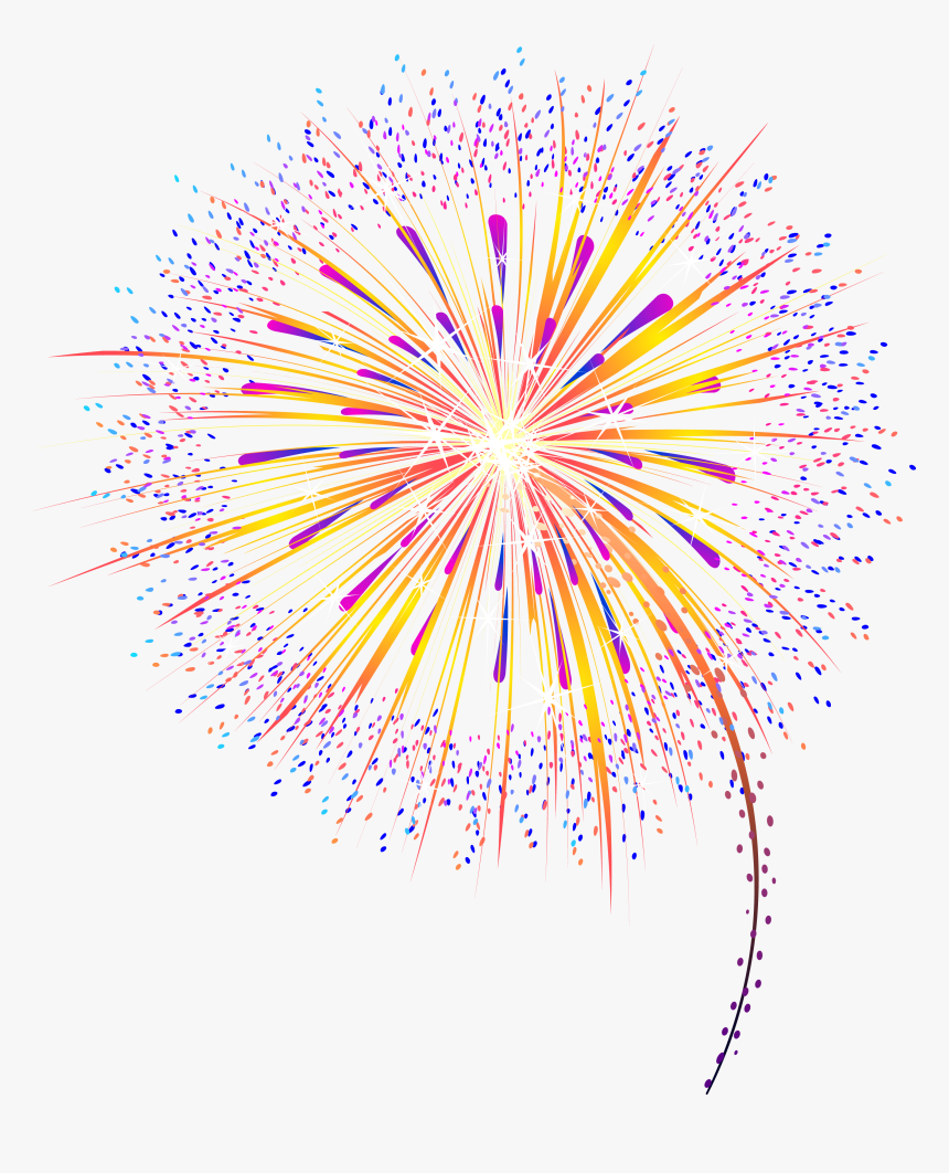 Free Animated Fireworks Gifs Clipart And Firework Animations - Gif Animation Transparent Background Firework Gif, HD Png Download, Free Download