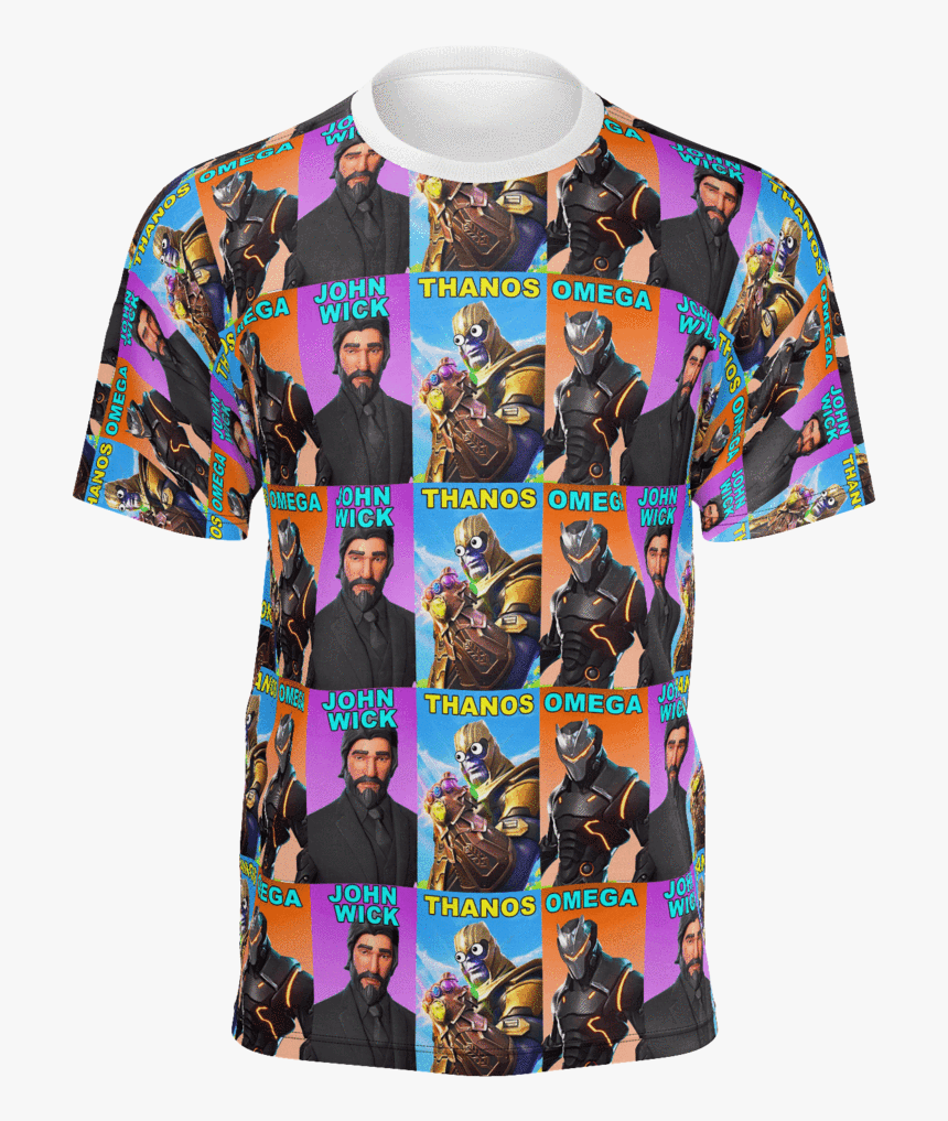 John Wick Png -john Wick And Thanos Shirt Part 2 Men - Active Shirt, Transparent Png, Free Download