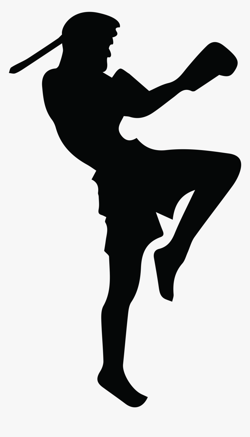 Muay Thai Silhouette Png, Transparent Png, Free Download