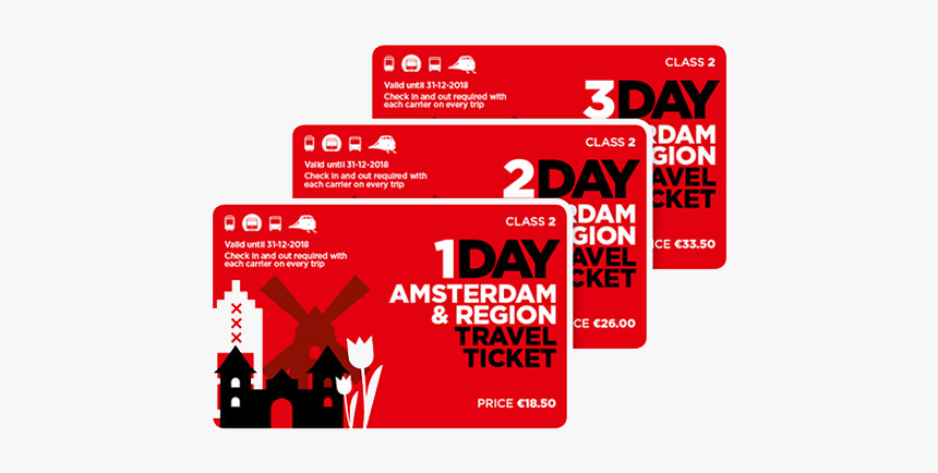 Amsterdam Region Travel Ticket, HD Png Download, Free Download