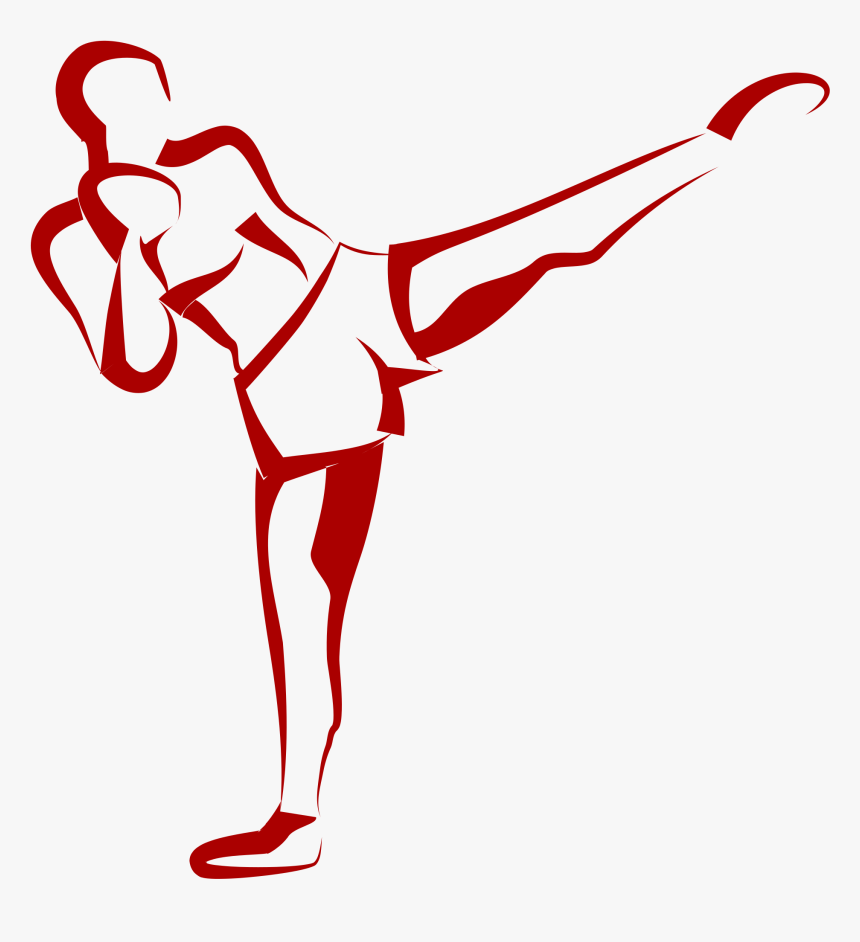 Kick Boxer Clip Arts - Clipart Muay Thai Png, Transparent Png, Free Download