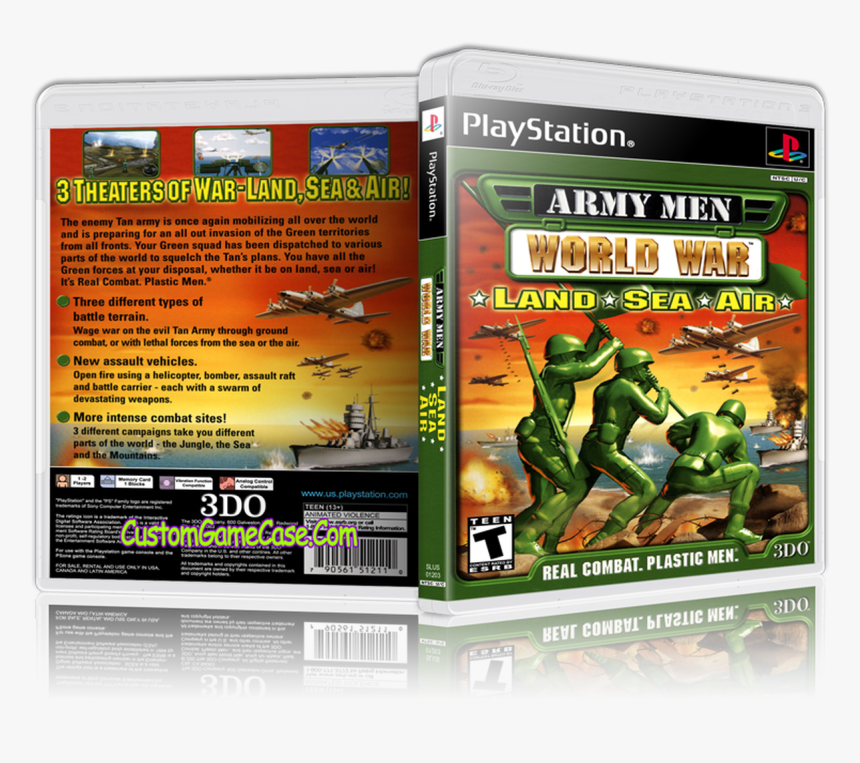 Army Men World War Land Sea Air - Army Men World War Land Sea Air Usa, HD Png Download, Free Download