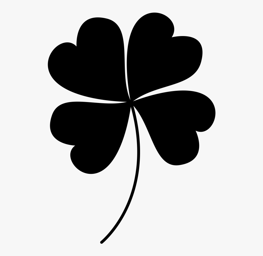 Four-leaf Clover Luck Image Illustration - Logo Cỏ 4 Lá, HD Png Download, Free Download